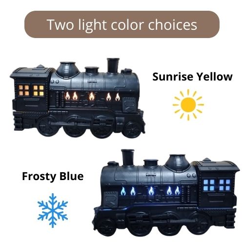 Retro Train Humidifier with Light and Remote control